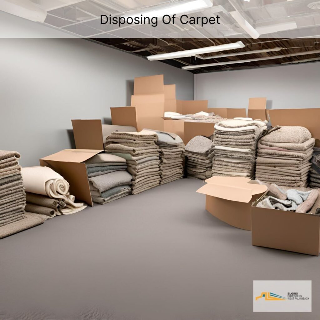 How to Dispose of and Recycle Old Carpet in West Palm Beach