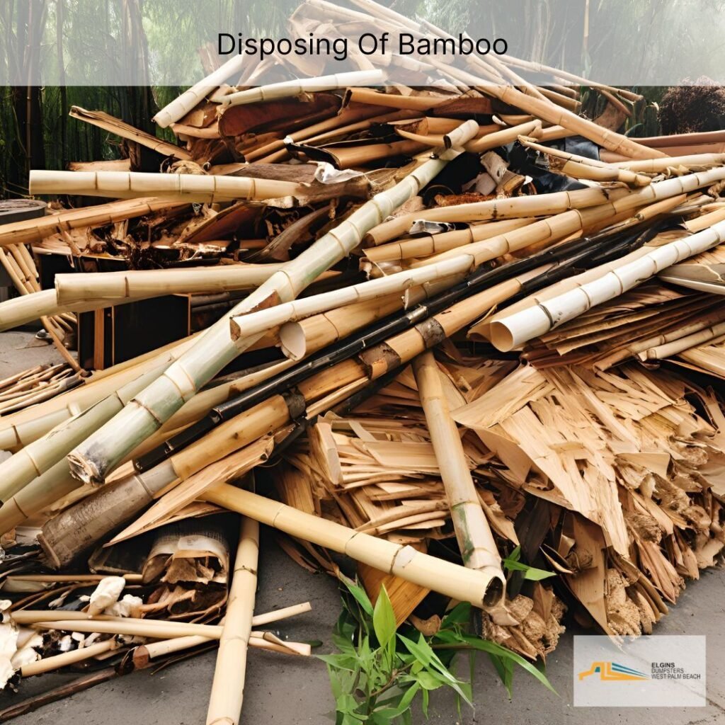 How to Dispose of Bamboo and Scrap Wood in West Palm Beach
