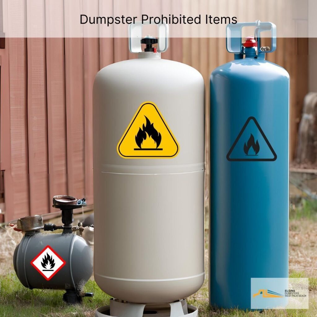 What Can’t You Dispose of in a Roll-Off Dumpster in West Palm Beach?