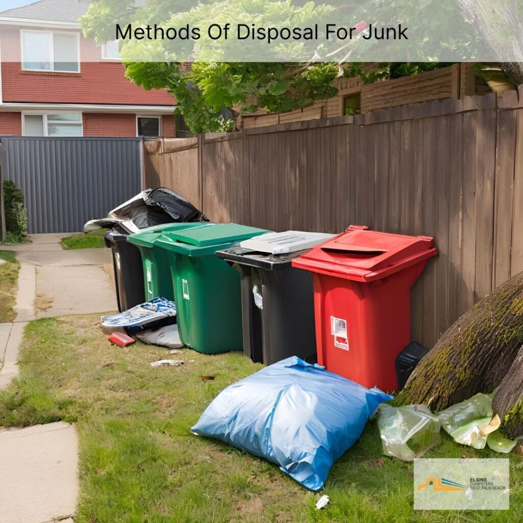 Junk Disposal Methods